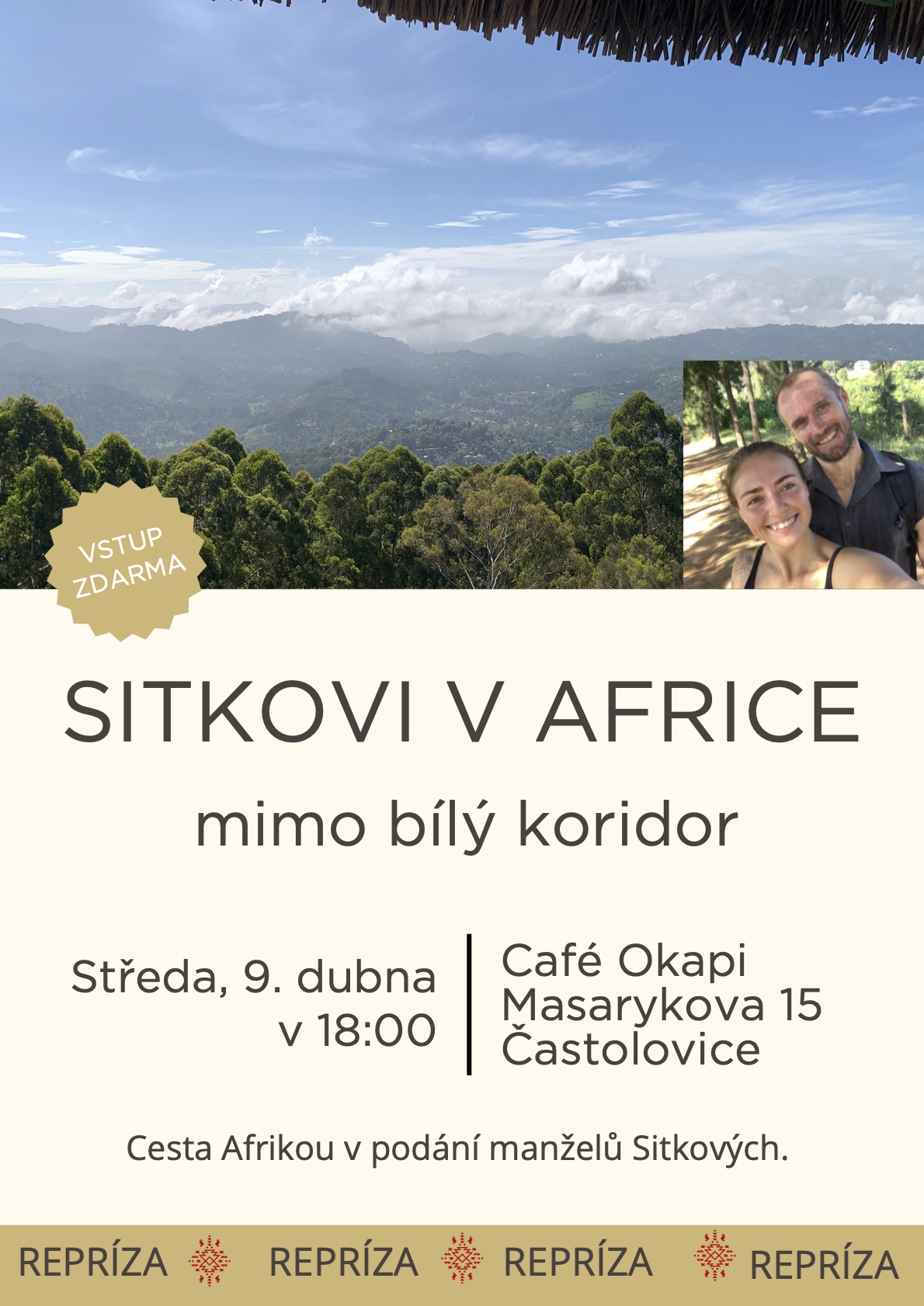 Sitkovi v Africe mimo bílý koridor